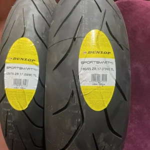 120/70-zr17 & 180/55-zr17 Dunlop sportsmart 3 111 Pair Tyres